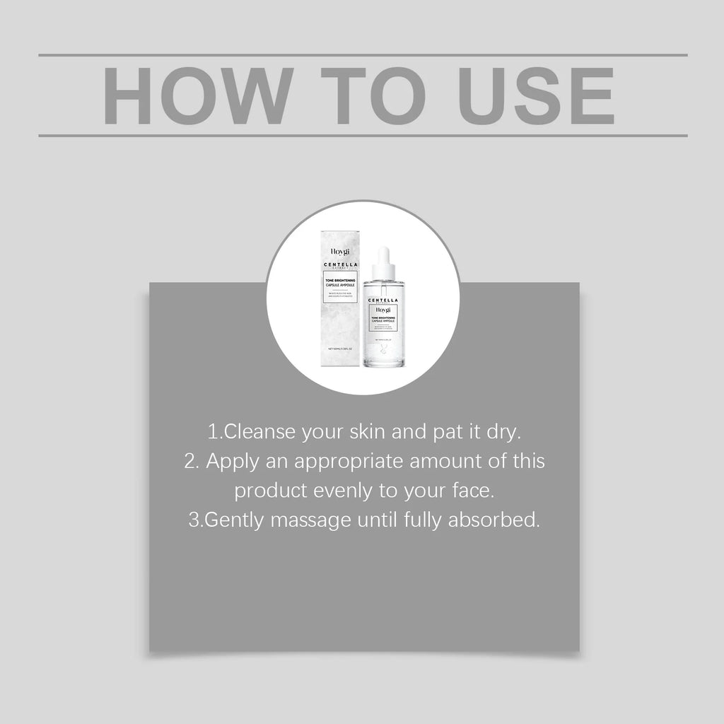 Centella Asiatica Serum Niacinamide Tone Brightening Repairs Skin Barrier Hydrating Soothing Facial Lifting Essence 100ml Oasis Select