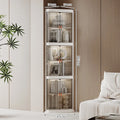 Storage cabinet Multi-layer household living room Bedroom locker Floor-to-ceiling plastic triangular dust rack Toy locker Oasis Select 3 layer 5 baffles