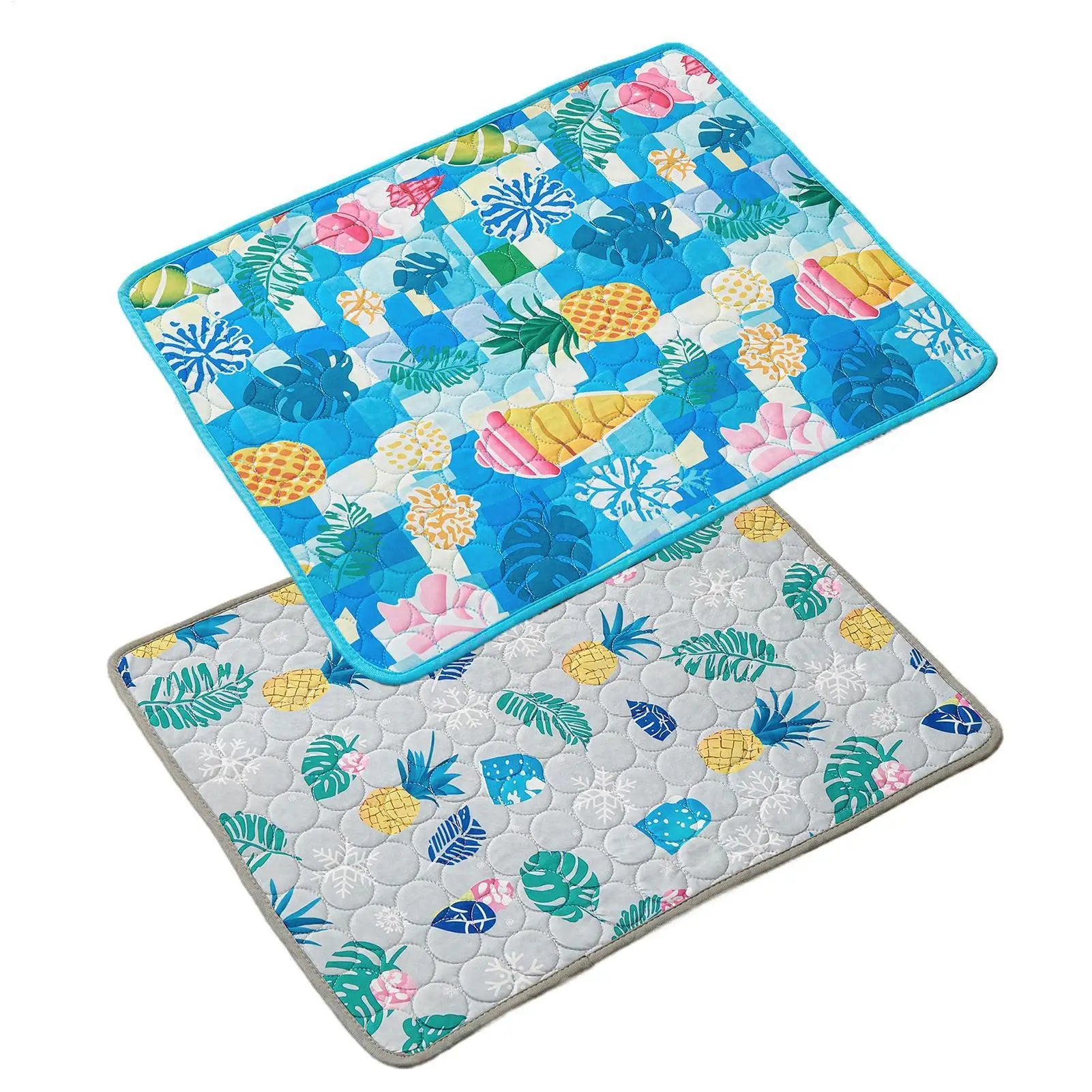 Pet Cooling Mat Cat Cooling Mat And Sleeping Pad For Pets Summer Cool Pads Blanket Washable Ice Silk Breathable Mat Pet supplies Oasis Select