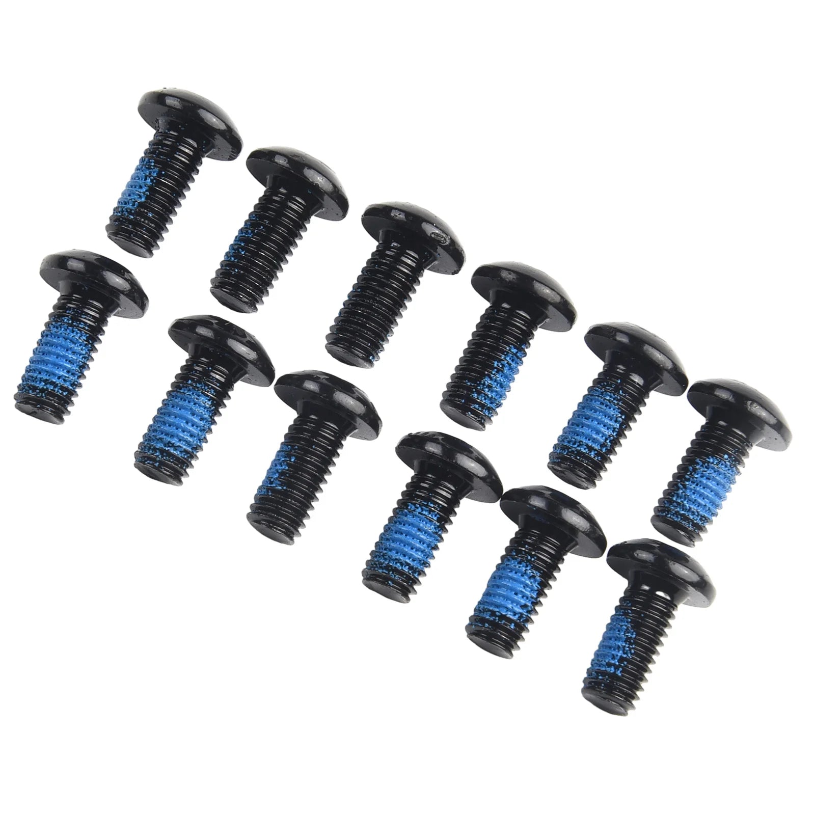 For Bike Setup Bicycle Brake Bolts Black Disc Bolts Diameter 5MM Anti-loose Glue Diameter 5mm Long Service Life Oasis Select