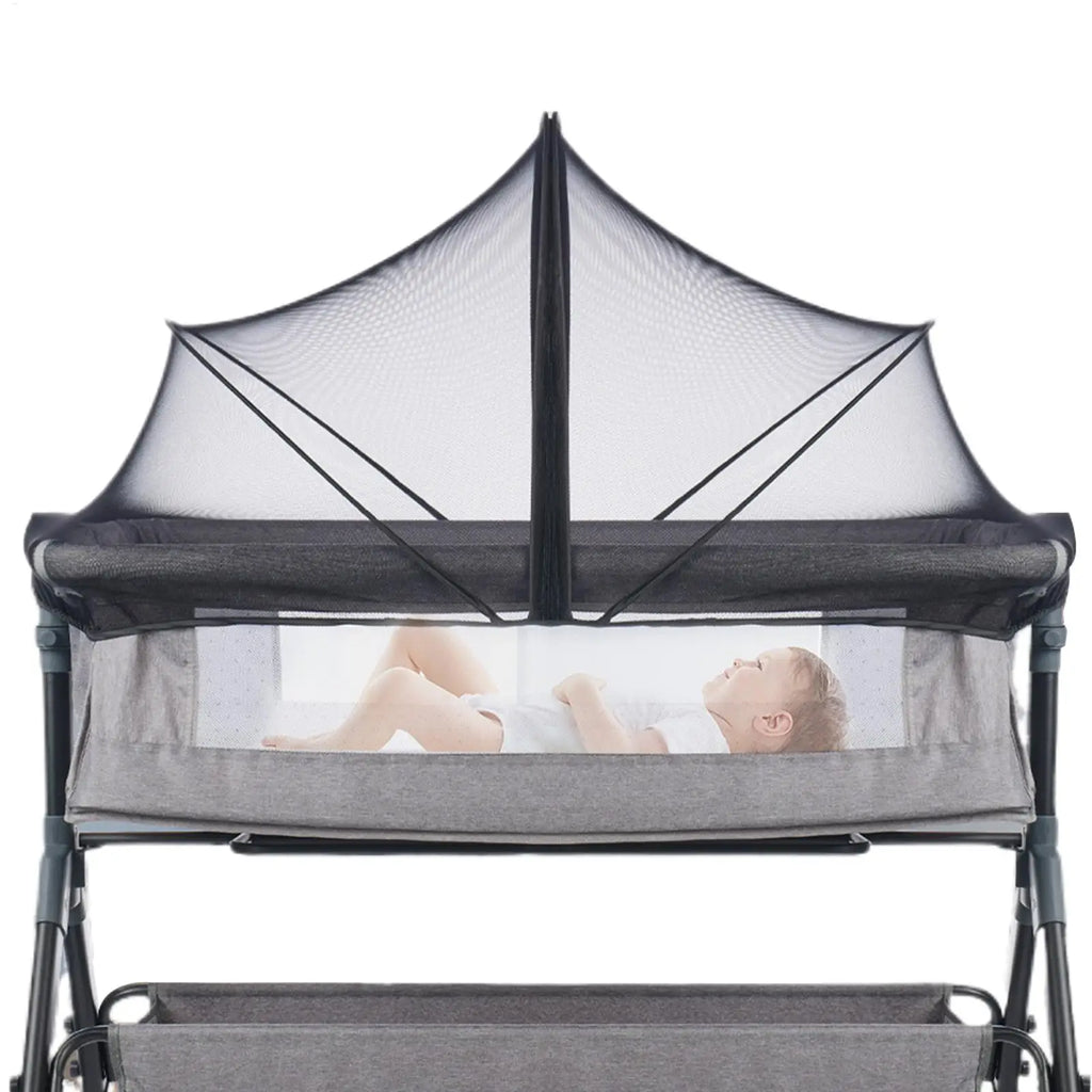 Bassinet Netting Cover Bassinet Cover Breathable Foldable Mesh Zipper Baby Mosquito Net Encrypted Bug Net Crib Protectors Oasis Select