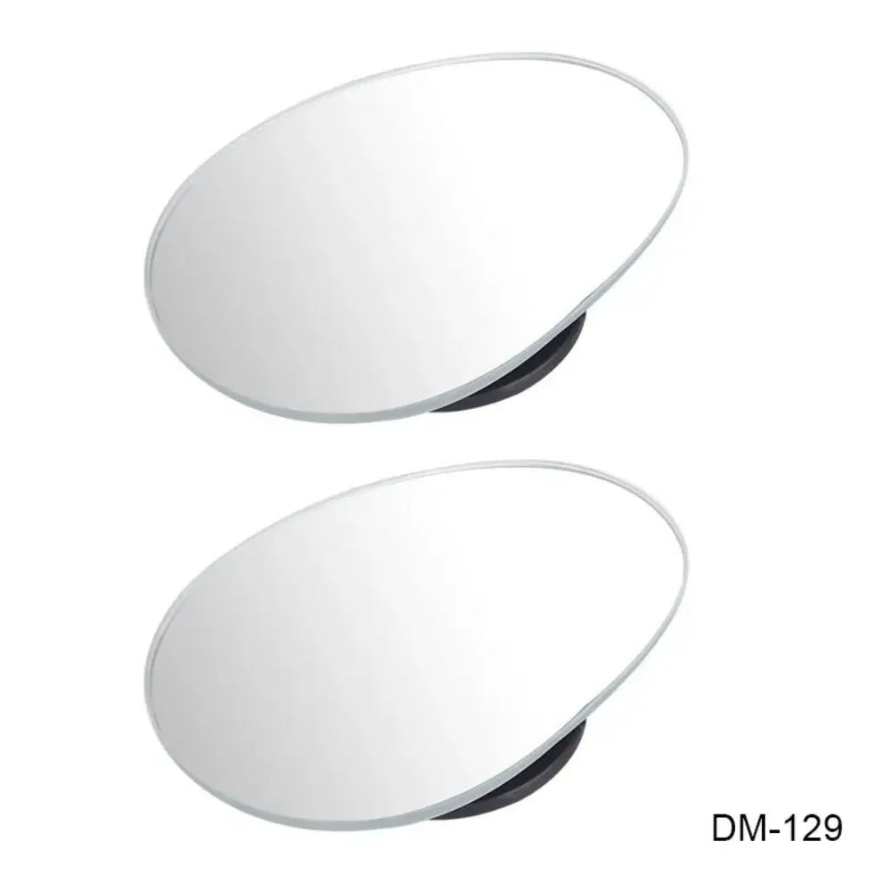 2pcs Car Mirror Wide Angle Car Blind Spot Mirrors 360° Adjustable Auxiliary Rearview Mirrors HD Frameless Small Round Mirror Oasis Select 2PCs Round