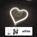 Heart LED Car Window Neon Light | USB & Remote Control