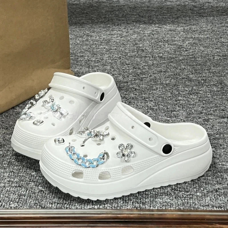 Butterfly Fashion Shoe Accessory Set, decorative shoe buckles, removable, suitable for sandals and flip-flops. Oasis Select