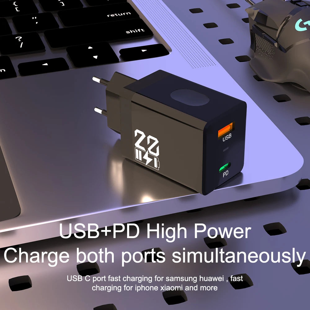 20W USB Charger Fast Charging Mobile Phone Charger Power Adapter For iPhone Samsung Xiaomi Huawei QC 3.0 Wall Quick Charge Plug Oasis Select