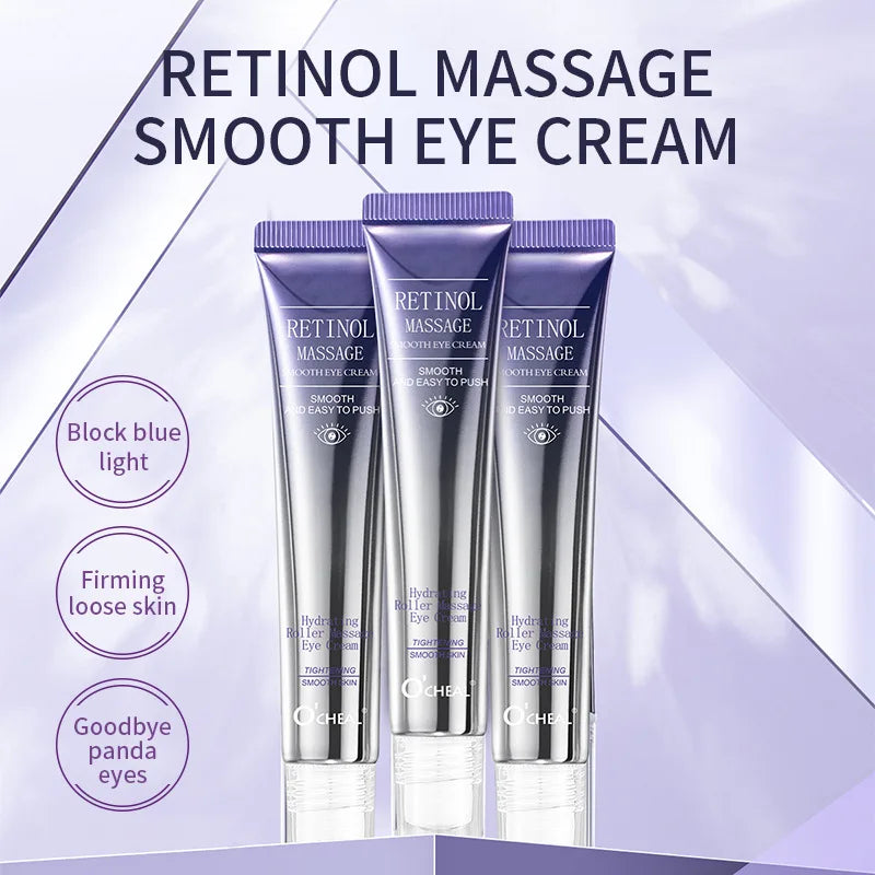 Hyaluronic Acid Eye Cream Roller For Wrinkles Dark Circles Puffiness Anti Aging Treatment Moisturizer Skin Care Oasis Select 01 20g
