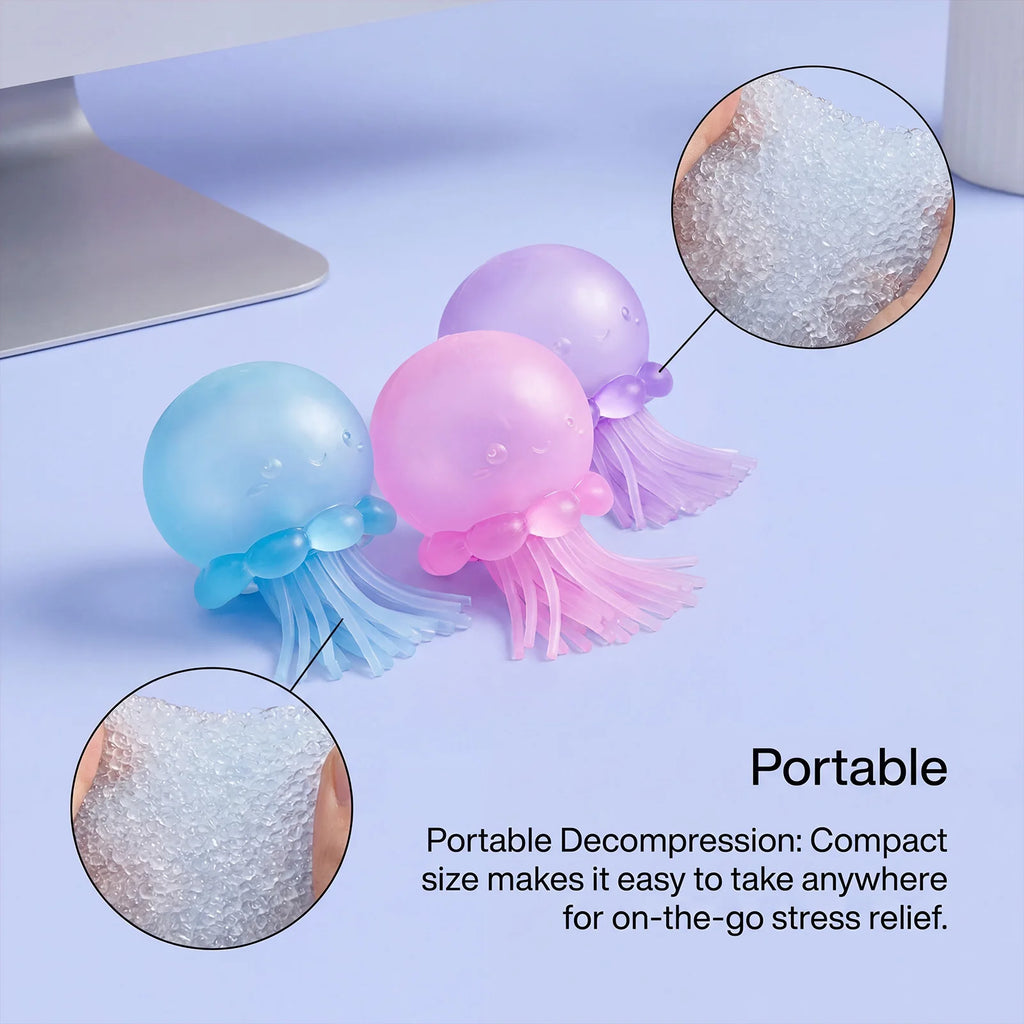 Jellyfish Squishy Stress Relief Squeeze Toy – Slow Rebound Squishy Fidget Toy Oasis Select