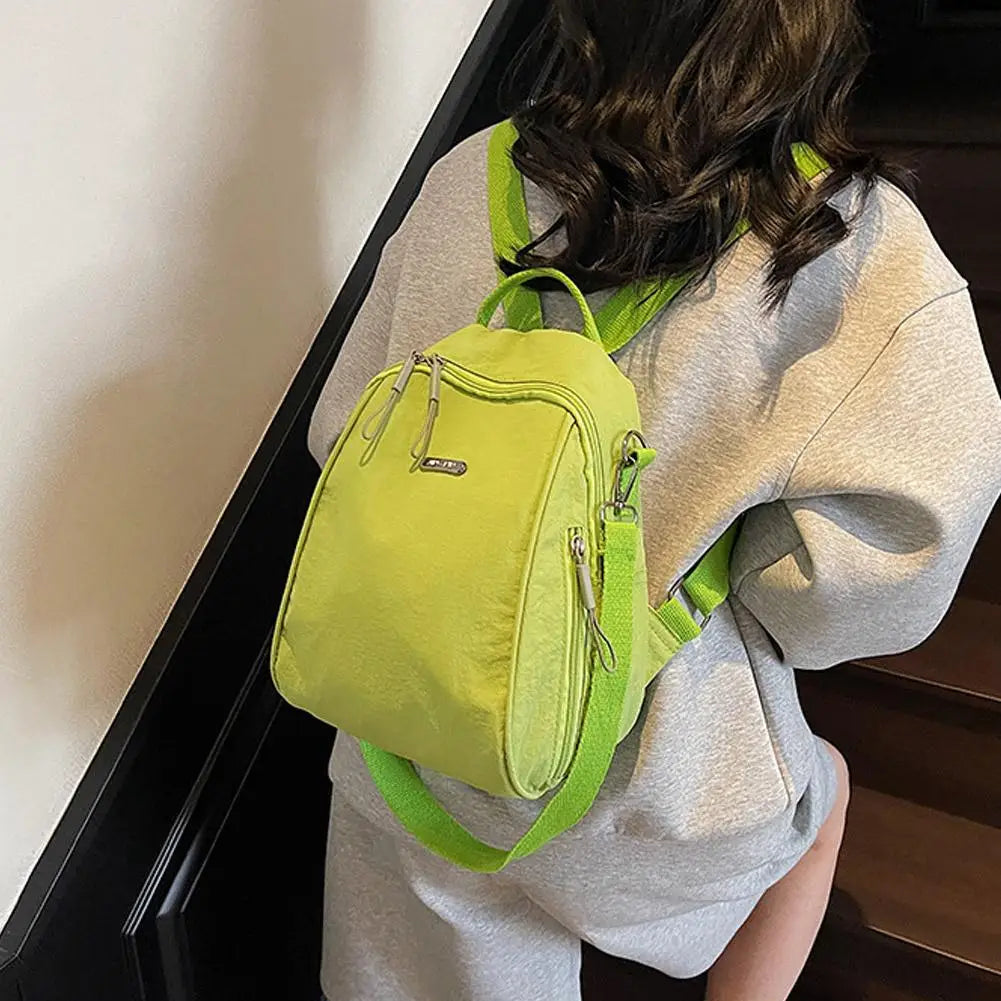 Women's Waterproof Oxford Backpack & Crossbody Shoulder Bag