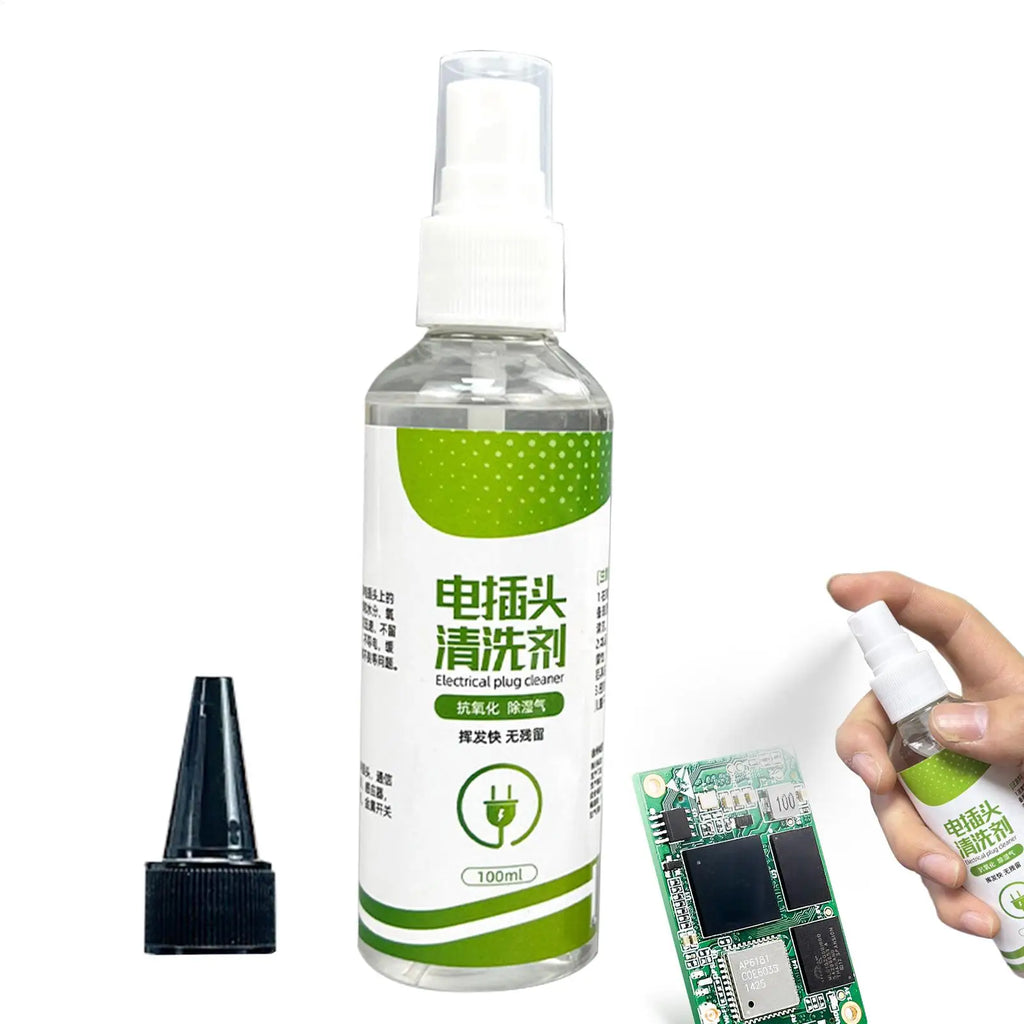 100ml Electrical Contact Cleaner Spray Fast-Drying Safety Aerosol Spray Industrial Equipment Degreaser Liquid For Car Plugs Oasis Select