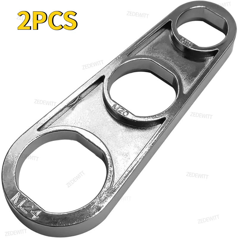 Faucet Maintenance Tool Practical 2 In 1 Faucet Aerator Wrench Water Flow Adjusting Faucet Bubbler Wrench Plumber Home Bathrooms Oasis Select 2PCS