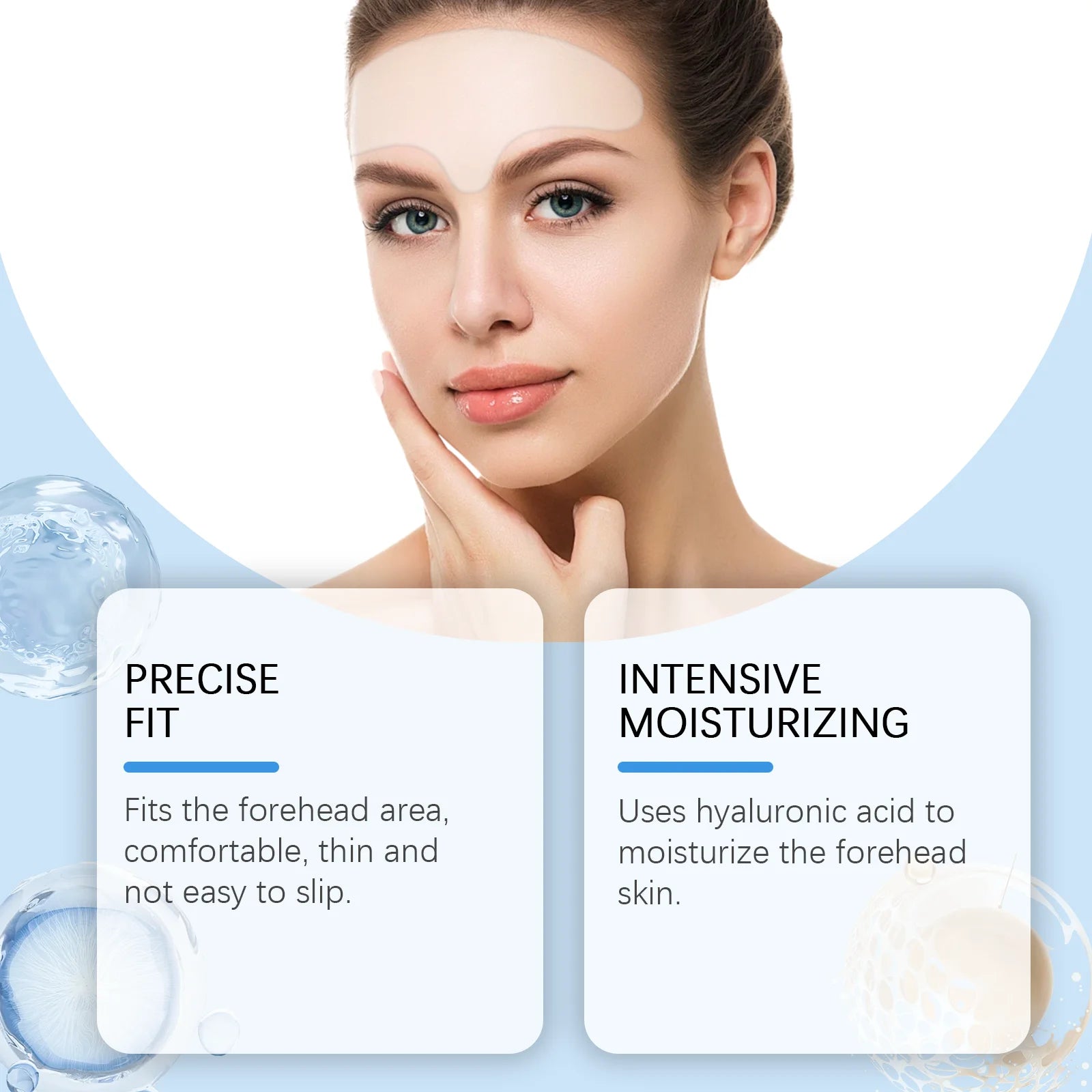 Anti-Wrinkle Collagen Forehead Patch – Frown Line Remover Anti-Aging Forehead Patch Oasis Select