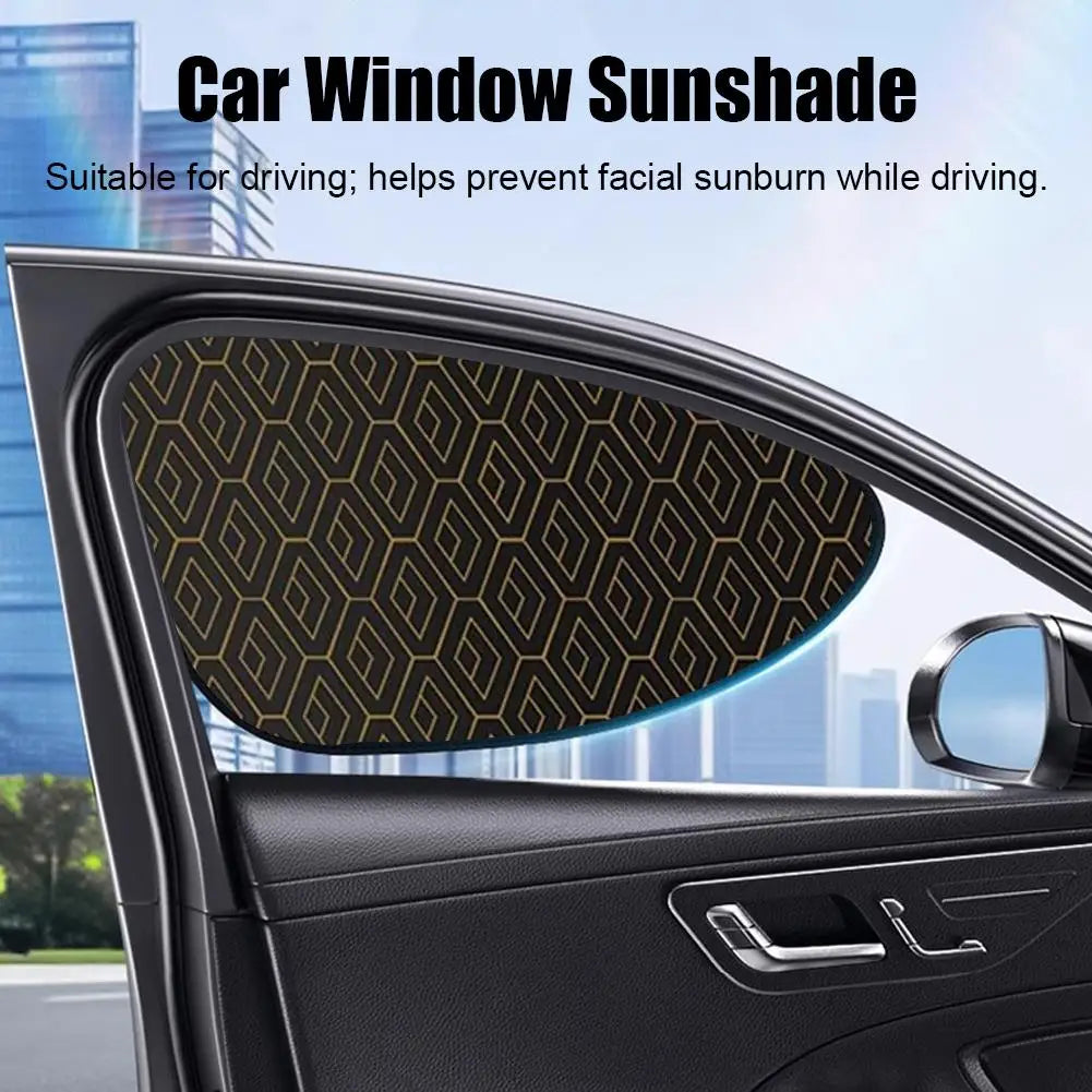 Car Side Window Sunshade UV Block Static Cling – 2 Pack Car Window Sunshade Oasis Select