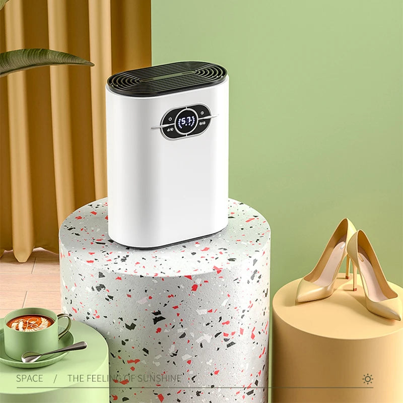 1.2L Smart Electric Dehumidifier with Remote & Anion Purifier