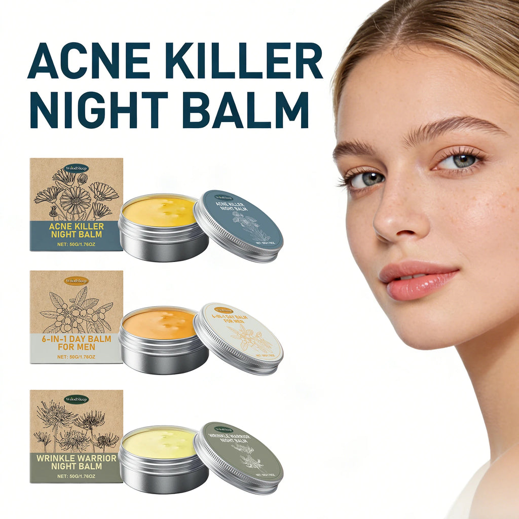 WOODSLEEP Acne Night Balm – Wrinkle, Dark Circle & Firming Cream Acne Night Balm Oasis Select