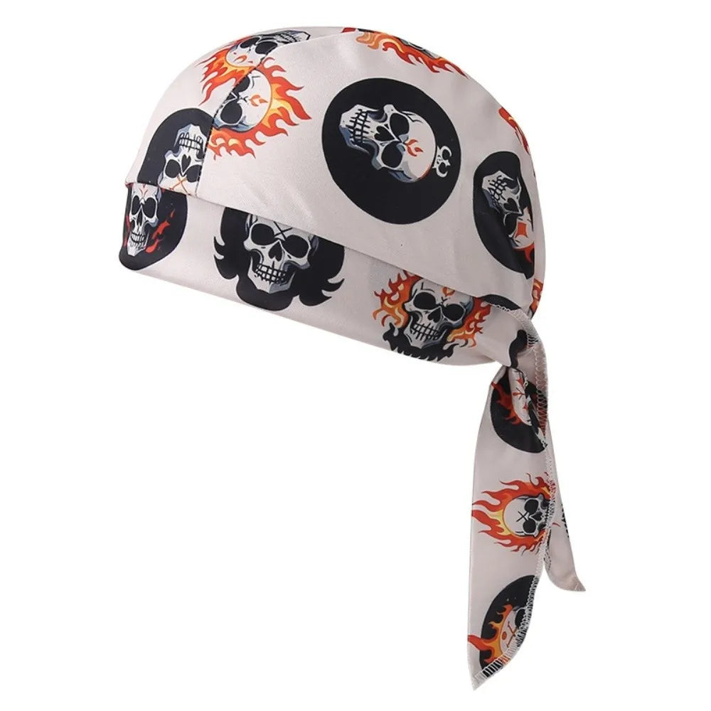Fashion Accessory Breathable Hijab Caps Quick Dry Elastic Pirate Hat UV Protection Comfortable Bandana Headscarf Sports Oasis Select Style 7