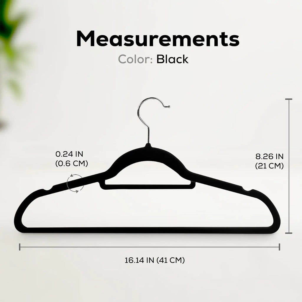 50pcs Velvet Hangers Non-Slip Slim, with Tie Bar&360° Swivel Hook,Heavy Duty Space Saving Coat Clothes Hangers Clothes Organizer Oasis Select