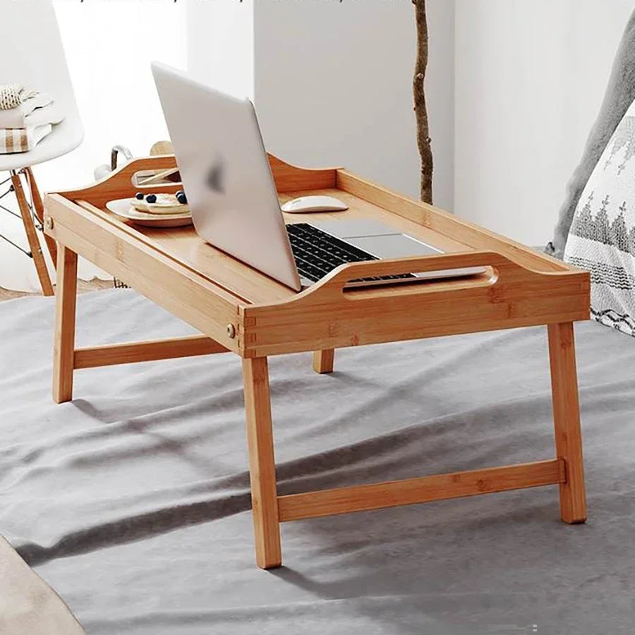 Table Dessert Folding Tray Bedroom Breakfast Tray Desk Office Tea Tray Multifunctional Reading Rack Floor Computer Desk Board Oasis Select