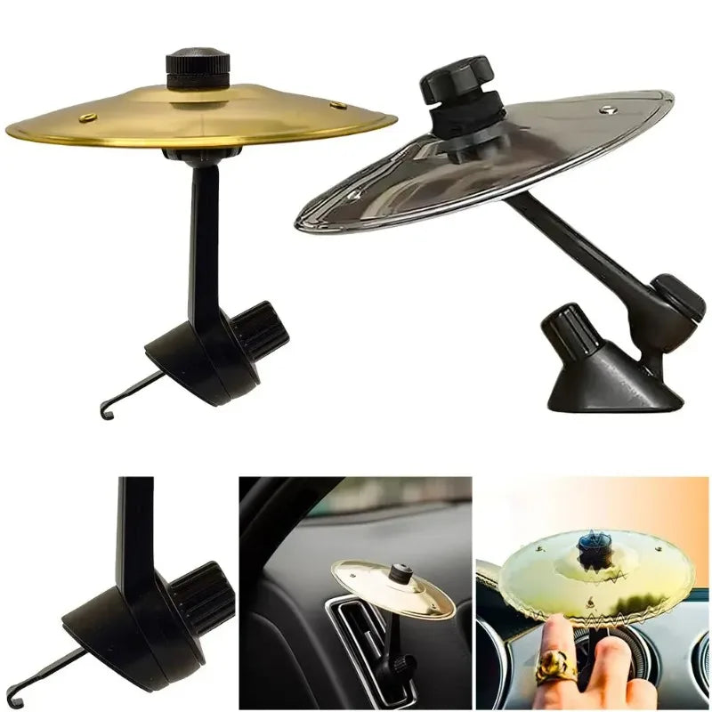 Car Crash Cymbal Air Vent Mini Drum Car Drum Cymbal Air Vent Car Hand-shooting Cymbals Musical Instrument For Car Interior Oasis Select