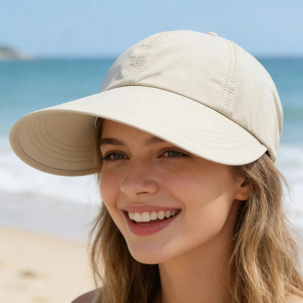 Sun Hat with Wide Brim UV Protection Adjustable Breathable Sunhat Sun Protection Anti-UV Peaked Cap Outdoor Sunshade Oasis Select