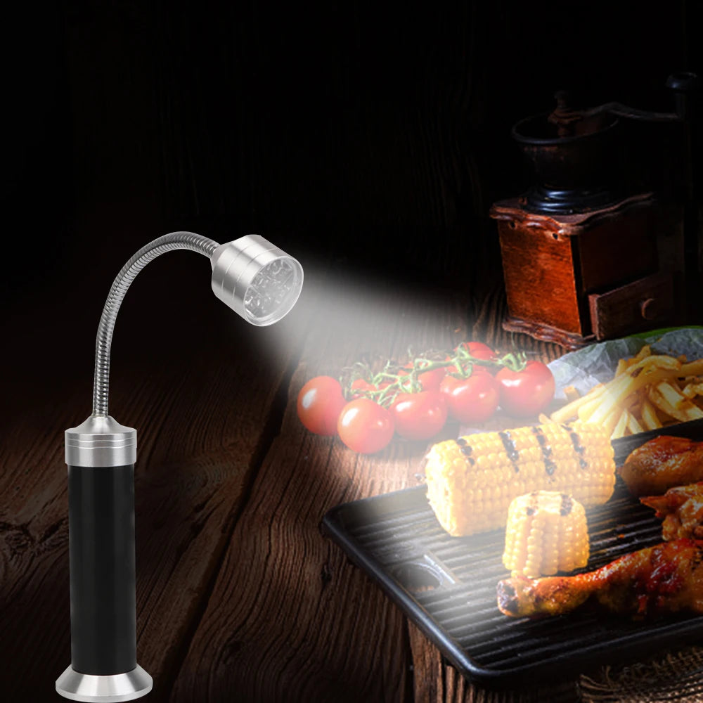 BBQ Grill Light Soft Tube Lighting Lamp 360 ° Adjustable Super-Bright 9 LED Flashlight Magnetic Base Outdoor lighting 1 pcs Oasis Select