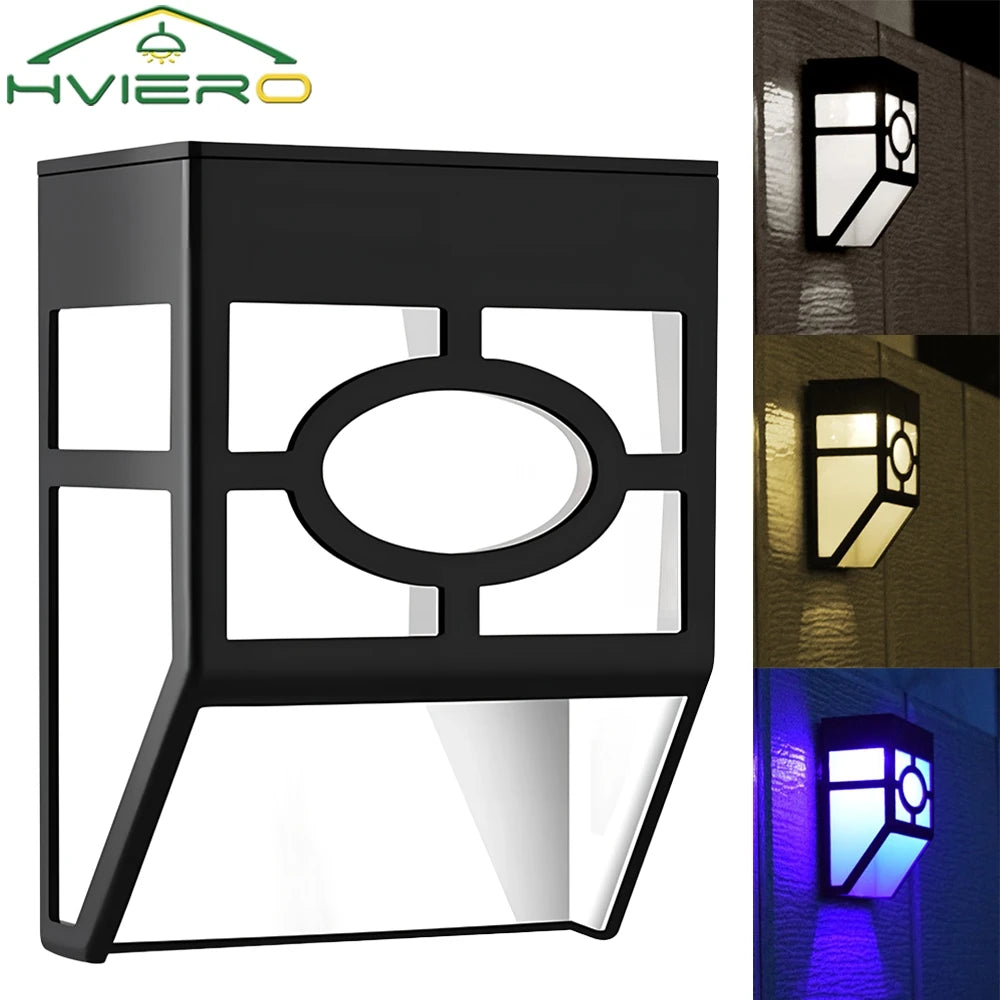 Solar Retro LED Garden Wall Light – IP65 Waterproof Outdoor