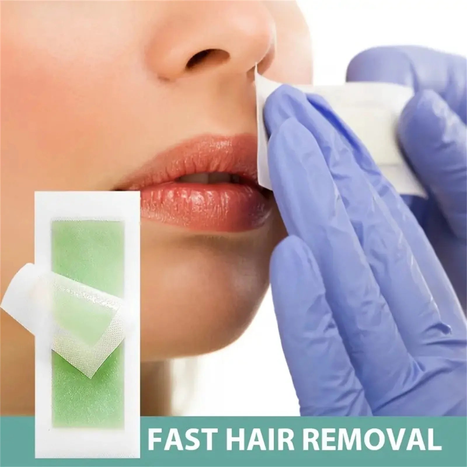 Facial Wax Strips Facial Hair Removal Quick and Painless Hair Removal Kit for All Skin Types Oasis Select