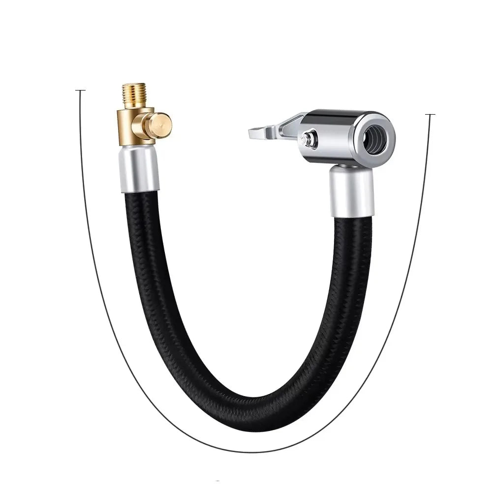 10 20 40 60cm Car Tire Inflator Hose Inflatable Air Pump Extension Tube Adapter Twist Tyre Connection Locking Air Chuck Oasis Select Can be deflate 60cm