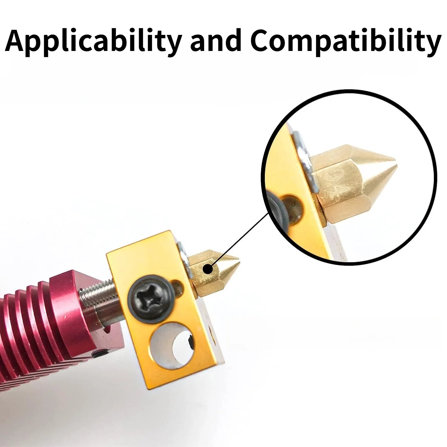 8 PCS Complete Set 3D Printer Brass Nozzles 0.1–1.0mm – M6 Thread for 1.75mm Filament, Fits Most FDM Printers Oasis Select