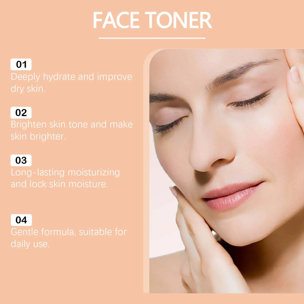 Vitamin C Hydrating Toner Moisturizing Brightening Refreshing Antioxidant Facial Essence Shrink Pores Smoothing Face Skin Care Oasis Select