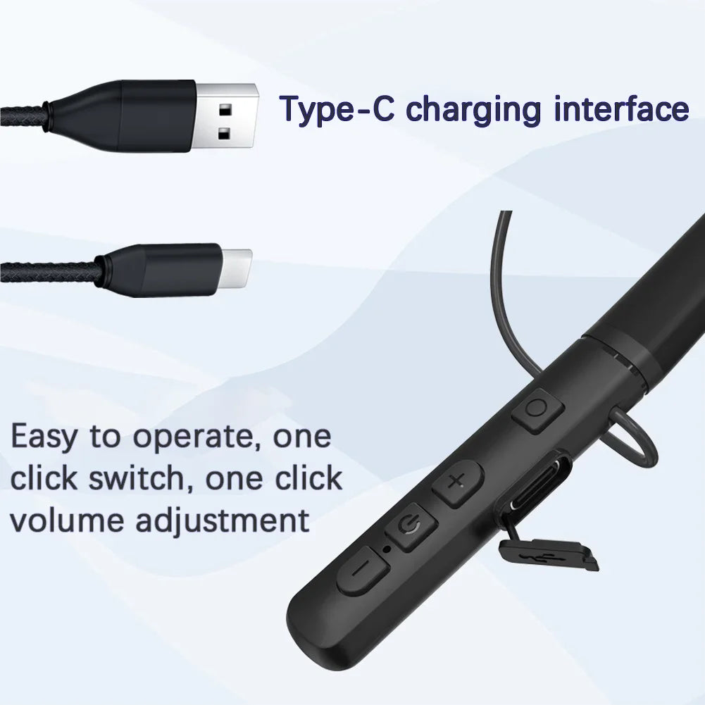 TIPSG Bluetooth Neckband Hearing Aid Amplifier – 24Hr Battery Hearing Aid Amplifier Oasis Select