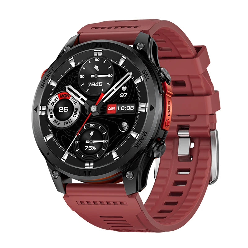 Outdoor GPS Path 1.46"100+ Multi-sport Mode BT Call Smart Watch IP68 Waterproof Sports Run Tracker Compass Smartwatch Men 530mAh Oasis Select BRRDS