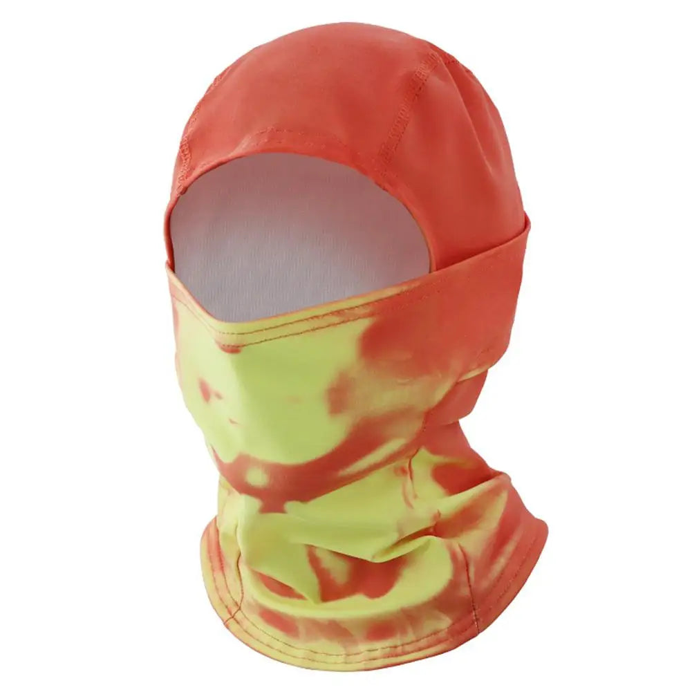 NEW Winter Warmth Temperature Sensitive Breathing Color Changing Balaclava Mask Outdoor Headgear Gradient Color Changing Thermal Oasis Select B