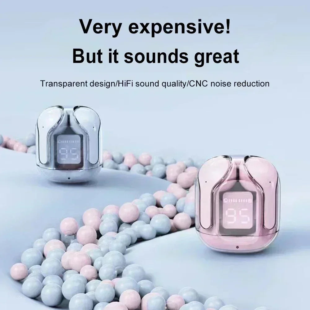 Wireless Mini Earbuds LED Power Digital Display TWS Wireless Headset Stereo Sound Bluetooth Headphones apply to smartphones Oasis Select