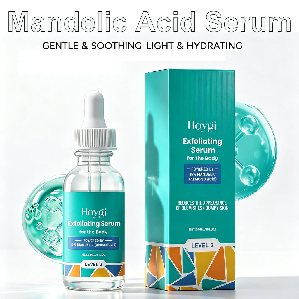 Mandelic Acid Serum Gentle Pore Minimizer Brightening Firming Hydrating For Sensitive Skin Daily Exfoliation Face Essence 30ml Oasis Select