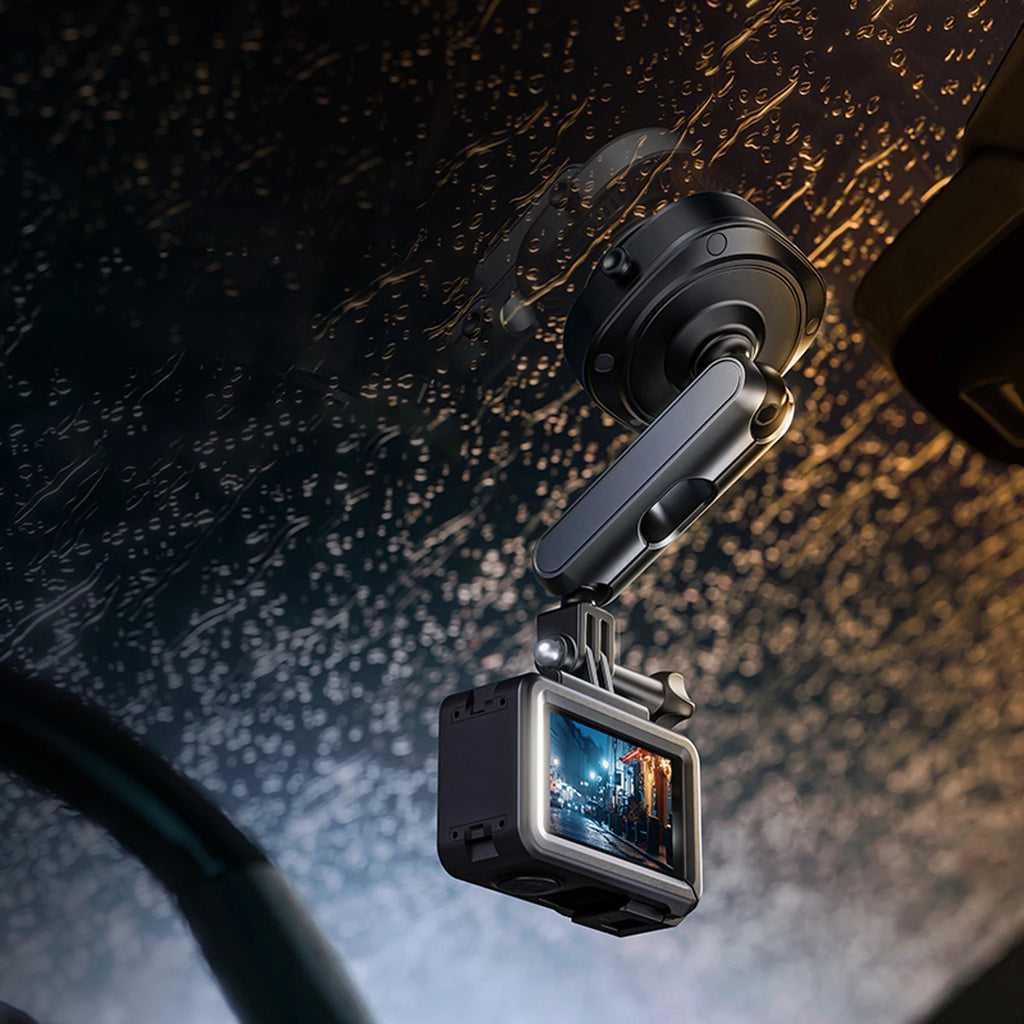 Suction Cup Camera Car Mount 360 Adjustable Action Camera Windshield Window Mount for DJI/Insta360/GoPro Action Camera Mount Oasis Select China Mainland