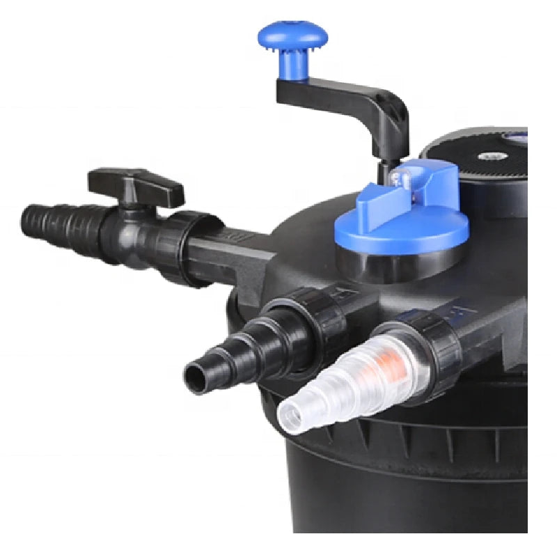 CPF-30000 filter barrel/75L suitable for30m³ fish pond with germicidal lamp pond swimming pool filter pressure Farm water purifi Oasis Select