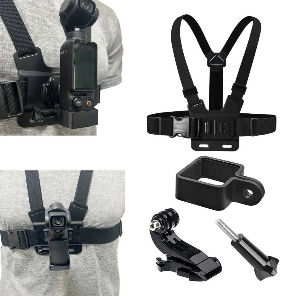 DJI OSMO Pocket 3 Chest Harness Mount & Expansion Bracket