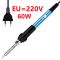 SLADE 60W Adjustable Soldering Iron 200–450°C EU Plug + Stand Electric Soldering Iron Oasis Select EU-220V-1PCS