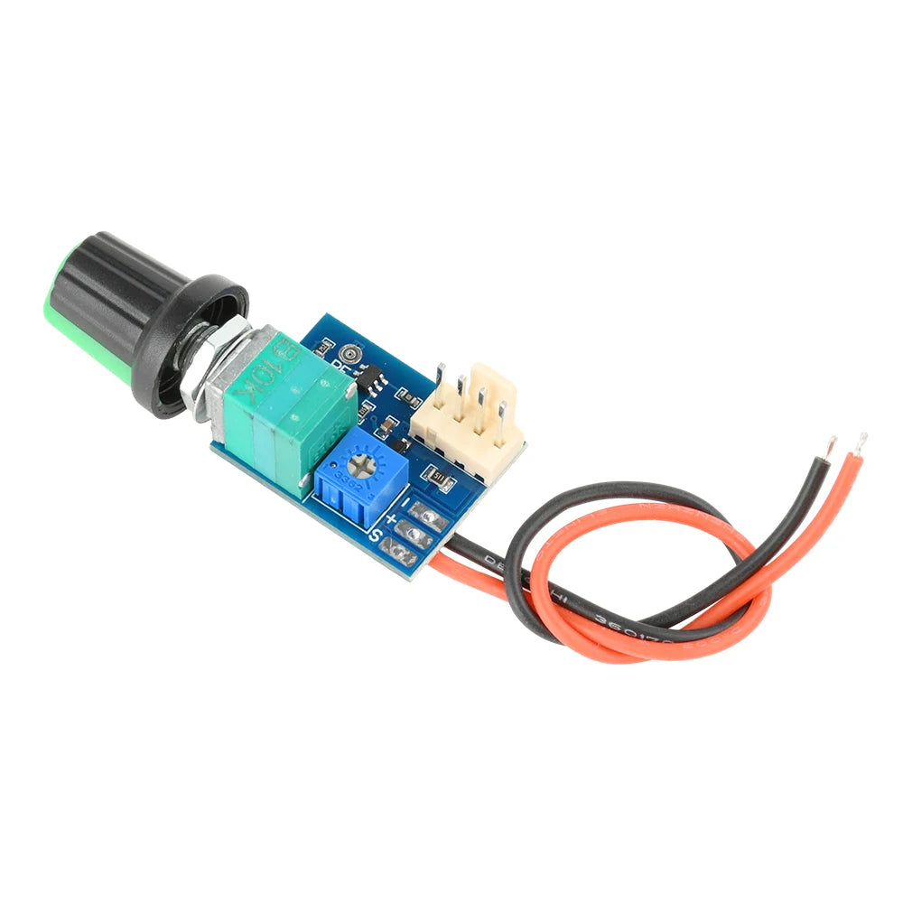 DC 12V PWM Speed Controller Fan Speed Governor 4 Wire Computer Temperature Control Switch for PC CPU Cooler Fan Manual Stop Oasis Select