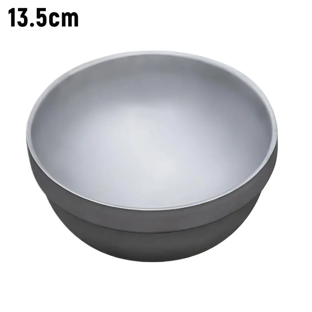 Titanium Camping Bowl Pure Titanium Heat-Resistant Lightweight Durable for Outdoor Camping Travel BBQ Picnic Backpacking Oasis Select 13.5cm
