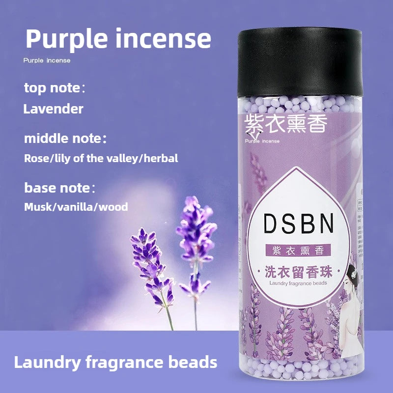 200g Laundry Scent Booster Beads Long-lasting Smell Scent Booster Fragrance Lavender Scent Beads Softener Freshener for Clothes Oasis Select lavender 200g