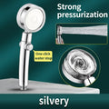 Propeller Shower Head Rainfall High Preassure Water Saving Bathroom Accessary Pressurized Nozzle Universal Adaptation Oasis Select Silver