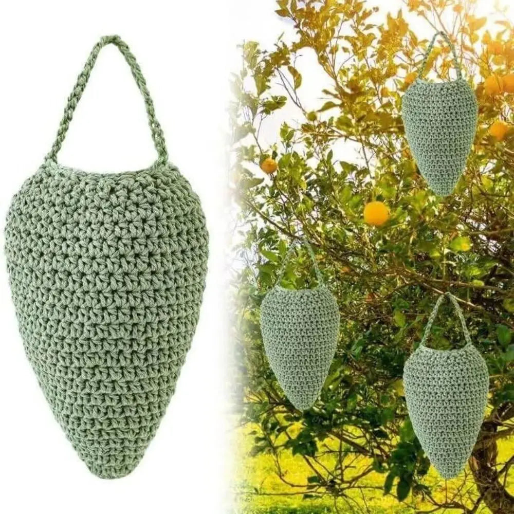 Large Size Crochet Wasp Nest Portable Design Cotton Rope Woven Hanging Wasp Traps Effectively Repelling Wasps Oasis Select