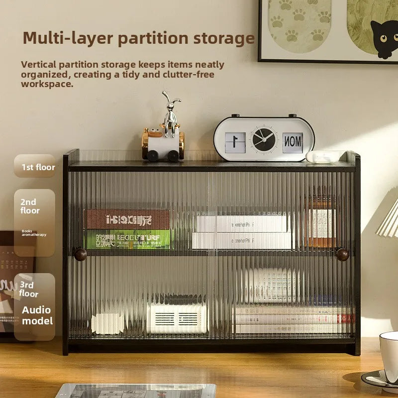 Study desktop shelf, book dust storage rack, placement rack, table figure toy display rack, sorting shelf Oasis Select