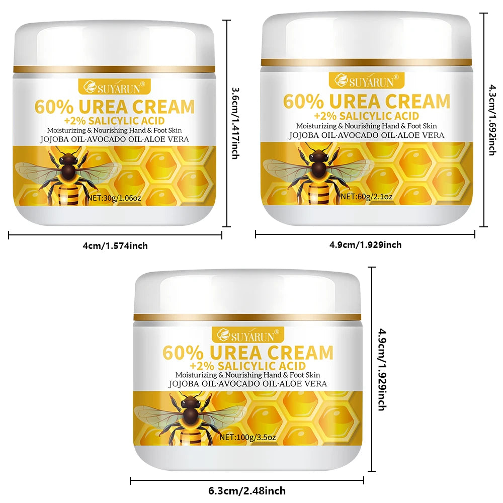 SUYARUN 60% Urea Foot Cream – Callus & Dead Skin Remover