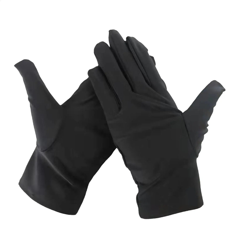 1Pair Practical Jewelry Gloves Wrist Length Gloves Black Gloves Work for protection Coin Inspection Gloves for Fetching Jewels Oasis Select