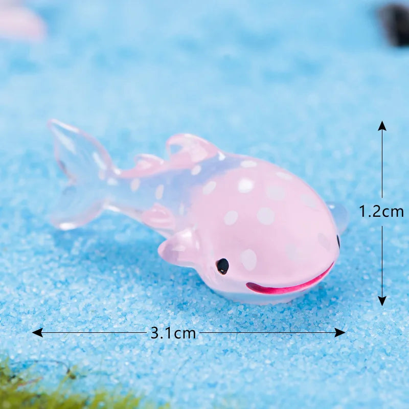 Mini Ocean Resin Animals Tiny Sea Figurines Marine Miniature Aquarium