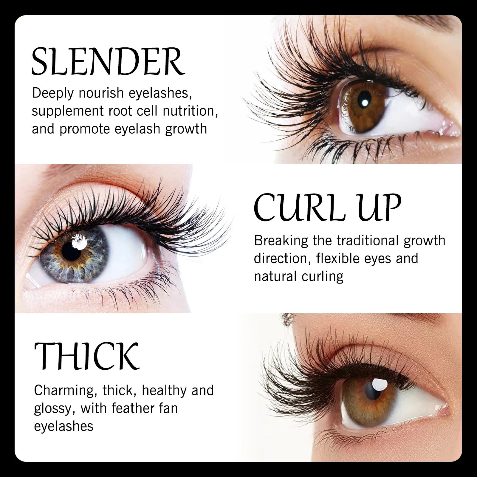 Jaysuing Eyelash Growth Serum – Curling, Lengthening & Thicker