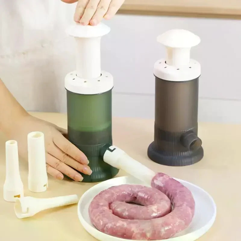 Multipurpose Meat Stuffer Sausage Maker, Horizontal Sausage Tool, Kitchen Homemade Sausage Filler Oasis Select