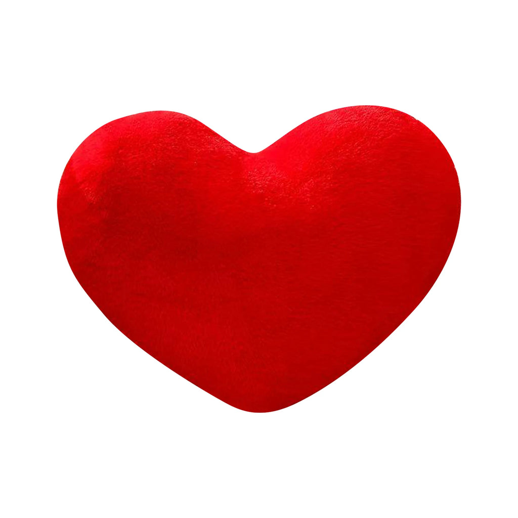 Cute Heart Shaped Pillow Soft Plush Throw Pillows Living Room Decor Valentines Day Wedding Gifts Love Pillow Heart Sofa Cushion Oasis Select 30cm Red